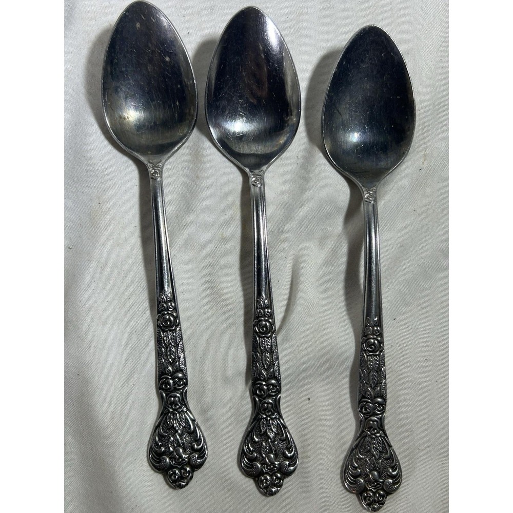 Vintage Versailles Stainless Spoons Lot of 3 by MSI Japan Flatware Collect